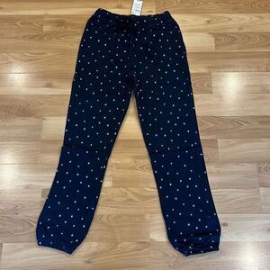 Style & Co Industrial Star Navy Blue Sweatpants Womens XS